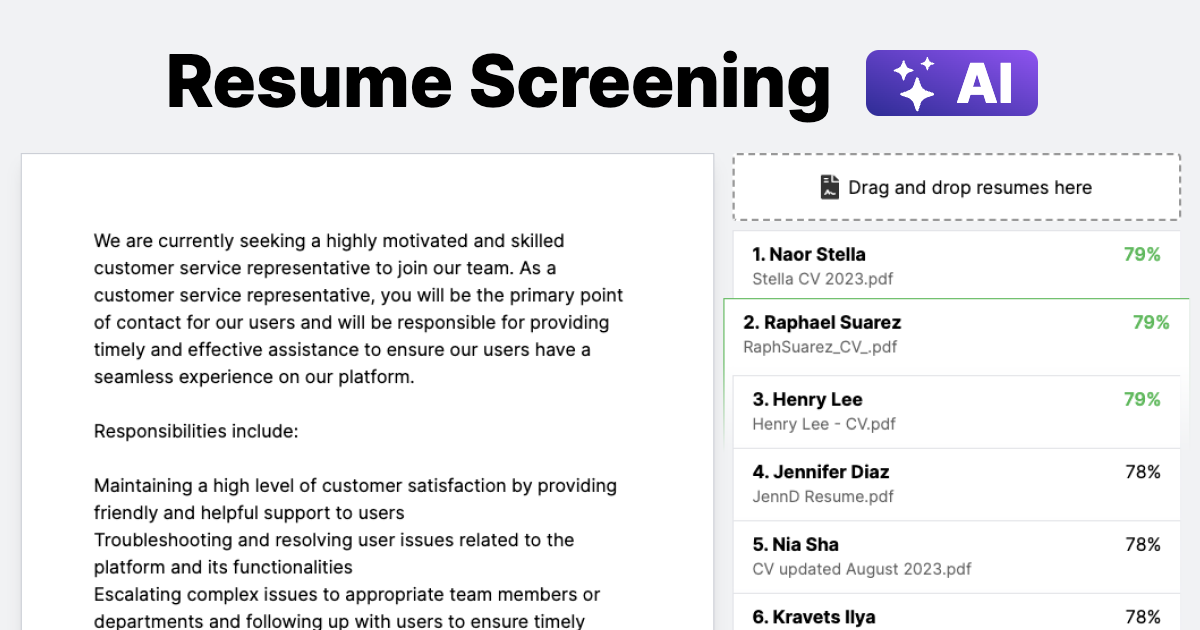 ResumeScreeningAI