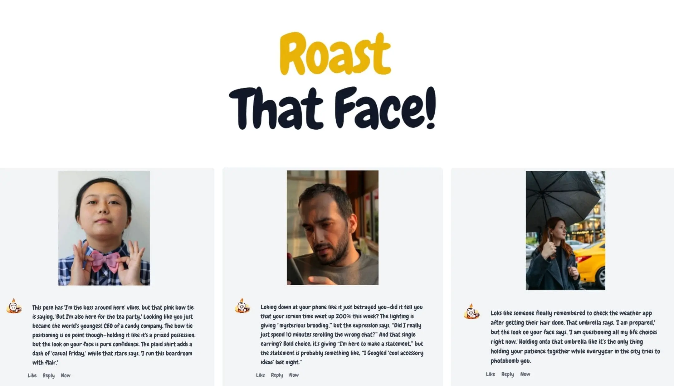 Roastthatface